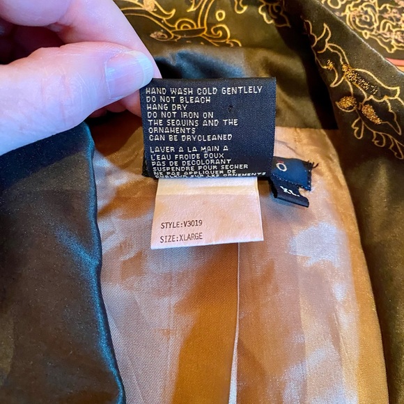 ⚜️Ruby Cho Silk Zip-up Jacket⚜️ VINTAGE - Picture 10 of 13